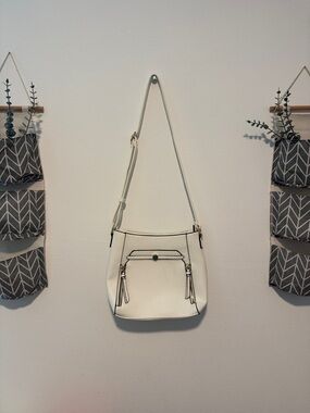 Women's White Crossbody Shoulder Bag